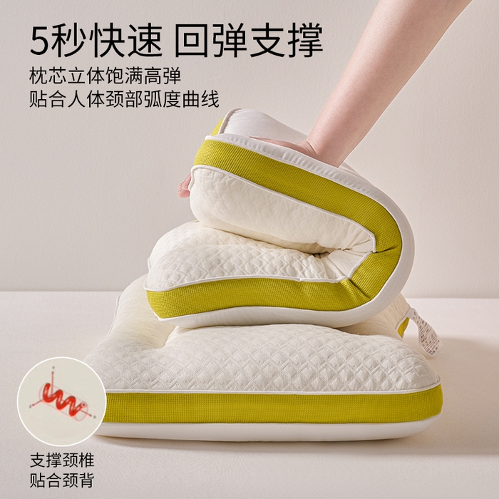 91家纺网 家纺一手货源 找家纺 （总）鼎晟纺 2026新款针织小恐龙云柔舒适枕亲子枕儿童幼儿园学生枕头枕芯