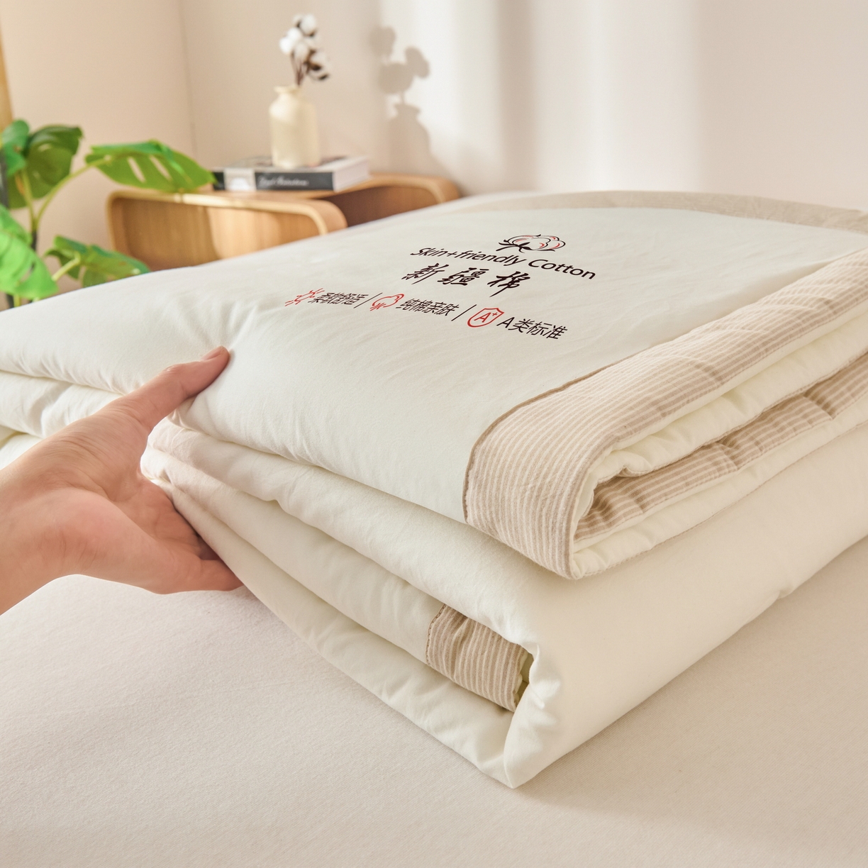 91家纺网 家纺一手货源 找家纺 （总）金灵居 2026春夏新款水洗棉棉花印花新疆棉夏被夏凉被空调被