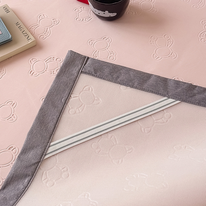 91家纺网 家纺一手货源 找家纺 人人爱家纺 2026新款凉感高密云顶冰丝软席-泰迪熊 泰迪熊-粉