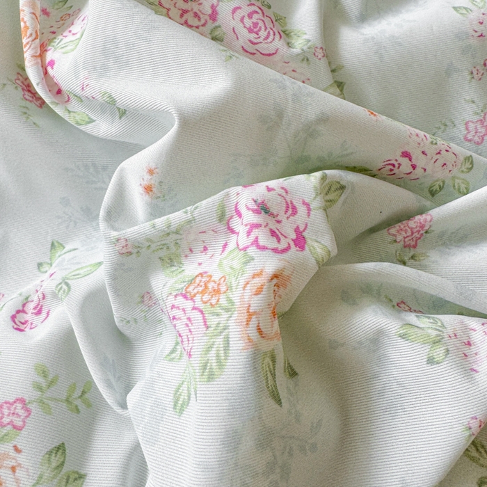 91家纺网 家纺一手货源 找家纺 花满路 2026新款氨凉感丝夏被 浅夏