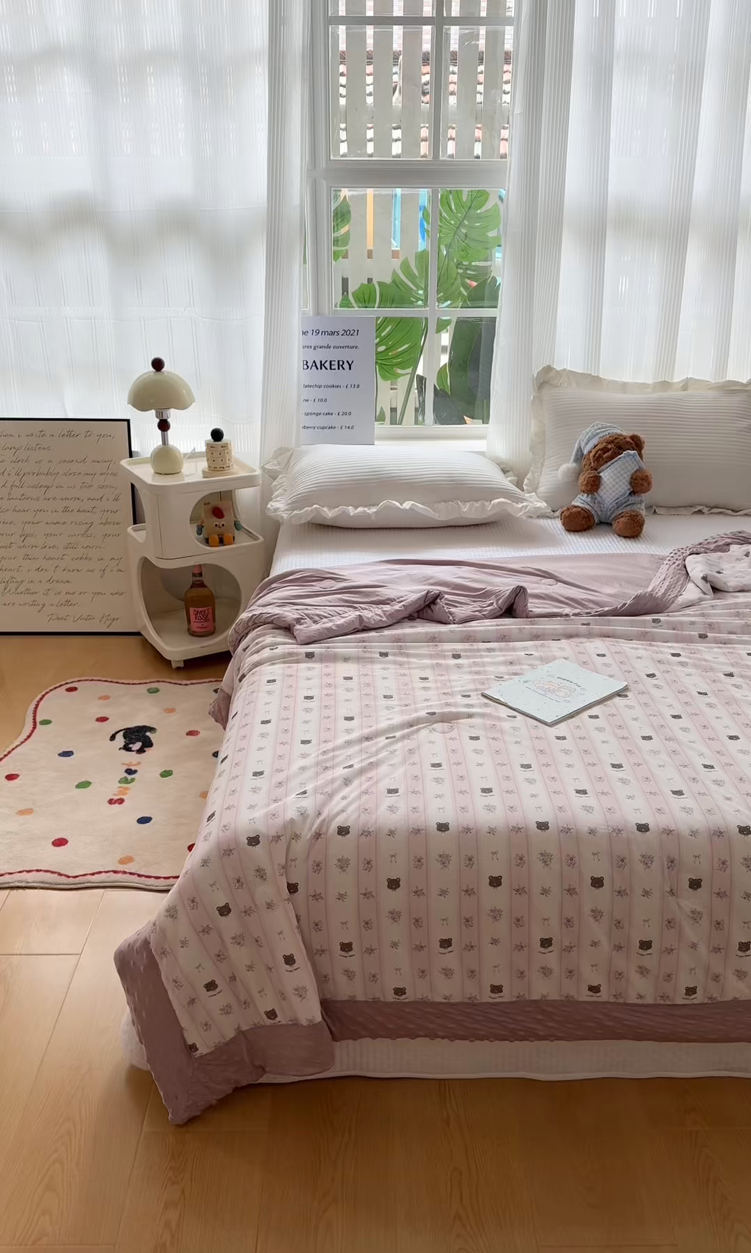 91家纺网 家纺一手货源 找家纺 花满路 2026新款氨凉感丝夏被 田园熊