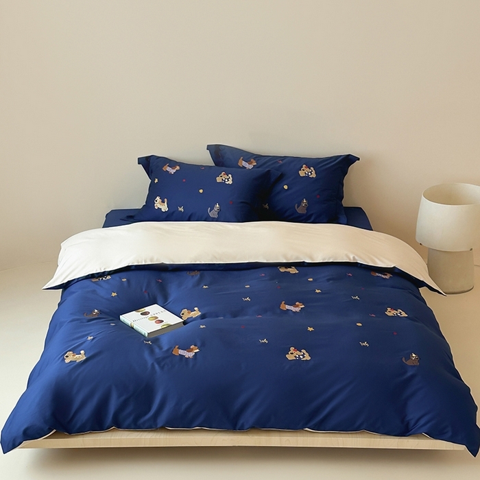 91家纺网 家纺一手货源 找家纺 （总）波比可可 2026春夏系列轻奢居家50s长绒棉全棉纯棉四件套小红书热款