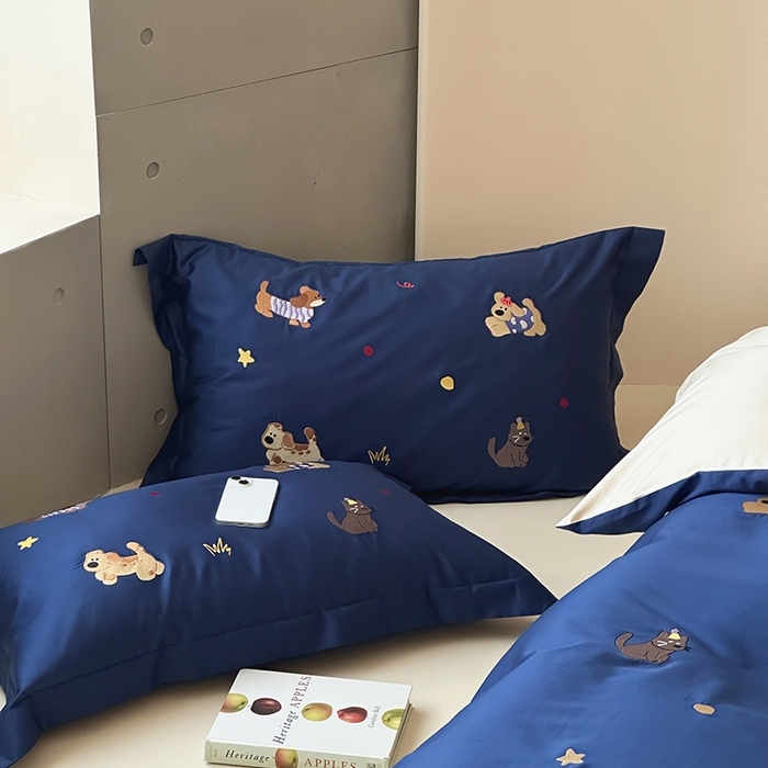 91家纺网 家纺一手货源 找家纺 （总）波比可可 2026春夏系列轻奢居家50s长绒棉全棉纯棉四件套小红书热款