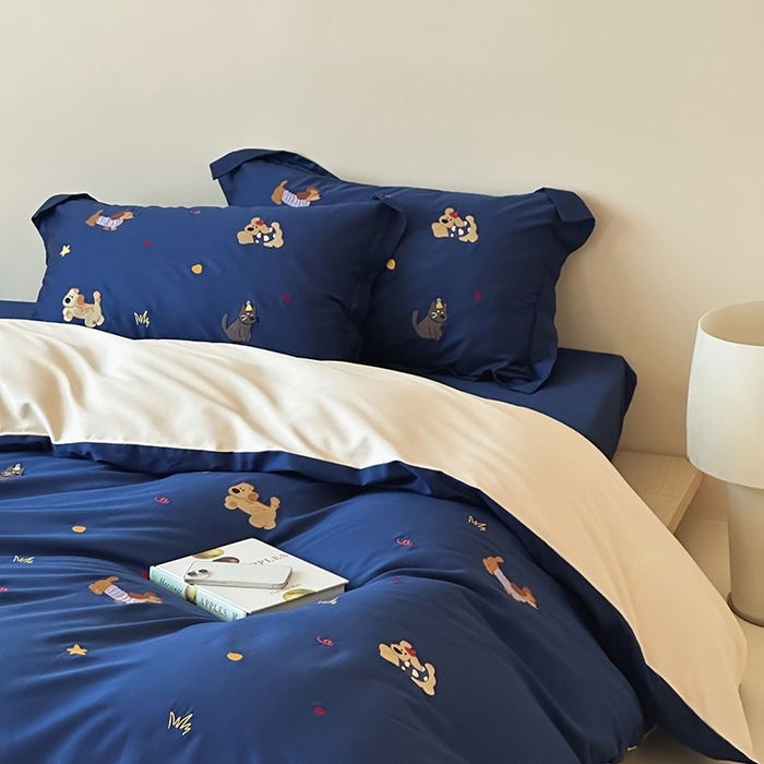 91家纺网 家纺一手货源 找家纺 （总）波比可可 2026春夏系列轻奢居家50s长绒棉全棉纯棉四件套小红书热款