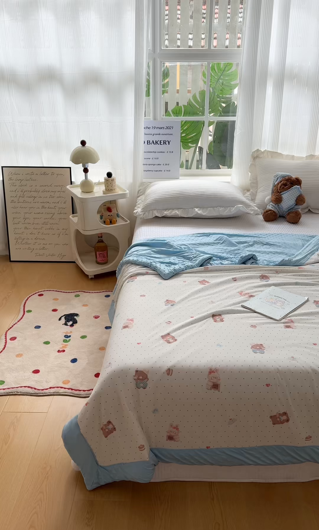 91家纺网 家纺一手货源 找家纺 花满路 2026新款氨凉感丝夏被 小熊仔