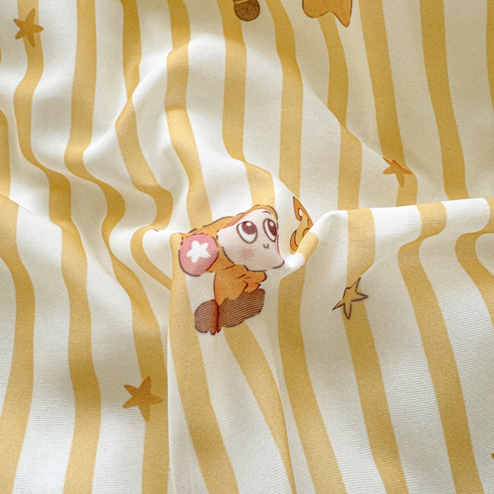 91家纺网 家纺一手货源 找家纺 花满路 2026新款氨凉感丝夏被 星星人