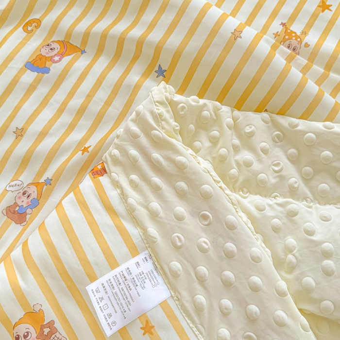 91家纺网 家纺一手货源 找家纺 花满路 2026新款氨凉感丝夏被 星星人