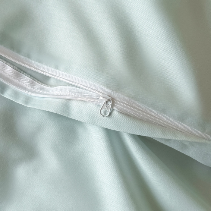 91家纺网 家纺一手货源 找家纺 卡姿家纺 2026春夏全棉小法式气质款刺绣四件套—菲琳 菲琳蓝