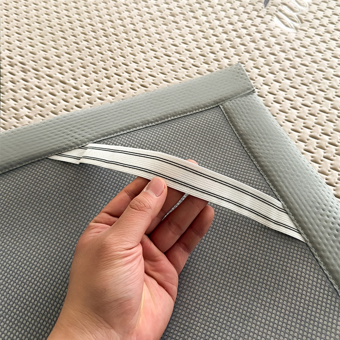 91家纺网 家纺一手货源 找家纺 人人爱家纺 2026新款冰豆豆刺绣软凉席 富士山-咖