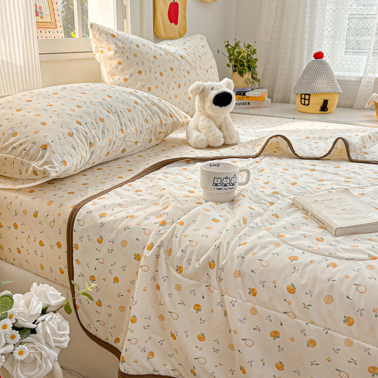 91家纺网 家纺一手货源 找家纺 （总）希诺家居 2026新款冰肤格凉感夏被夏凉被空调被床笠四件套小冰格空调被