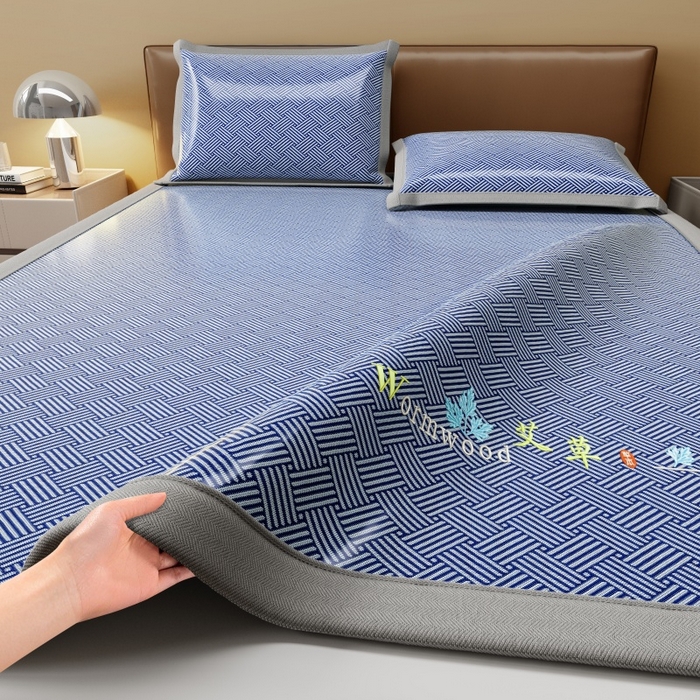 91家纺网 家纺一手货源 找家纺 （总）人人爱家纺 2026新款A类双面冰丝凉席