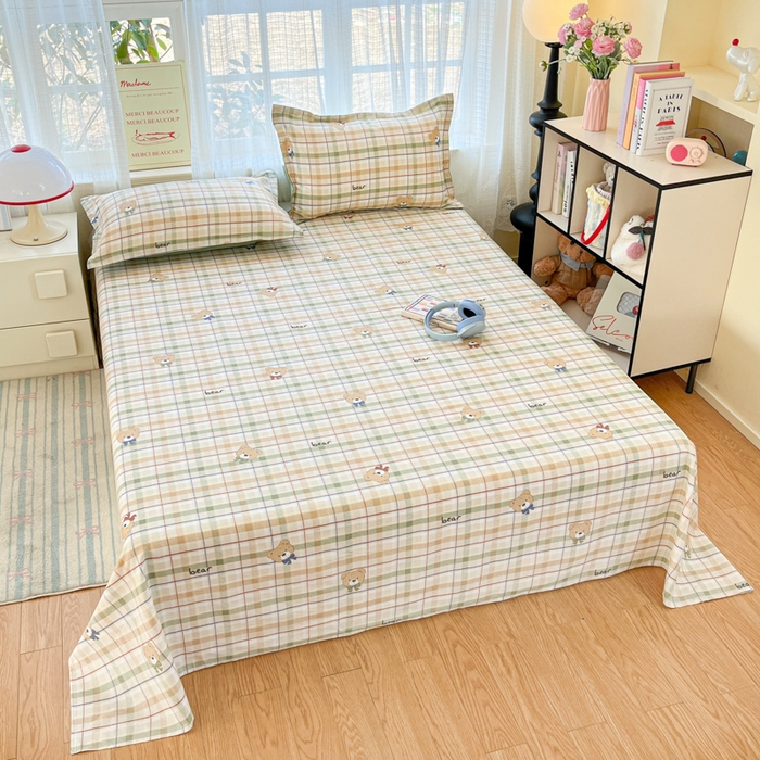 91家纺网 家纺一手货源 找家纺 （总）好亿来家纺 2026新款全棉纯棉印花小清新四件套