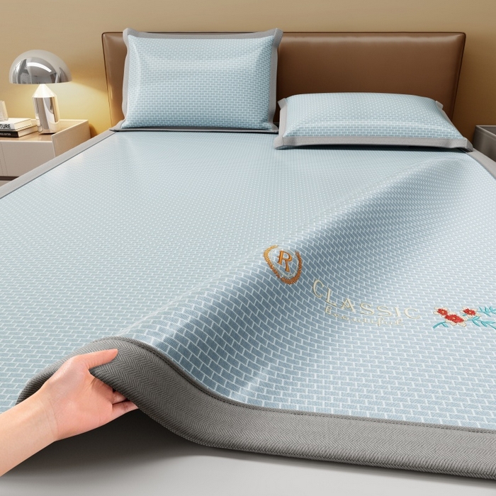 91家纺网 家纺一手货源 找家纺 （总）人人爱家纺 2026新款A类双面冰丝凉席