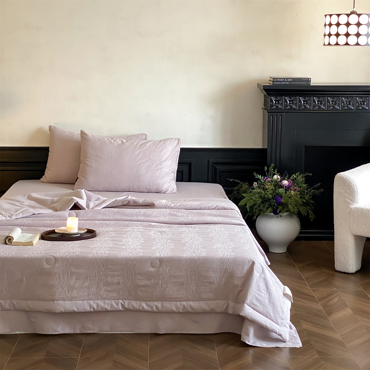 91家纺网 家纺一手货源 找家纺 宜代光年 2026新款60S全棉厚织提花夏被夏凉被空调被 夏被-理然