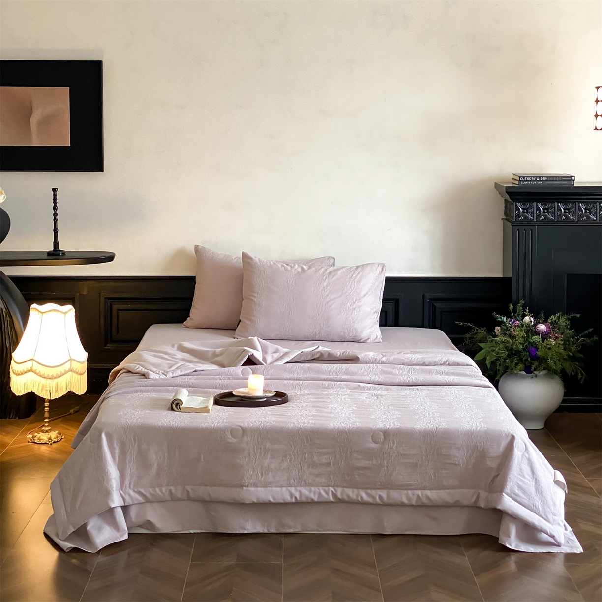 91家纺网 家纺一手货源 找家纺 宜代光年 2026新款60S全棉厚织提花夏被夏凉被空调被 夏被-理然