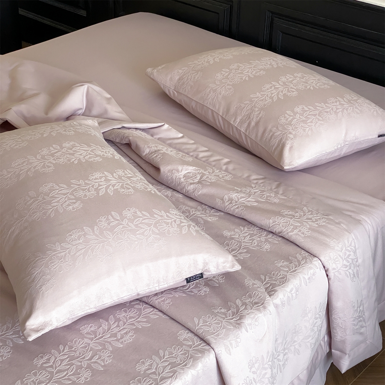 91家纺网 家纺一手货源 找家纺 宜代光年 2026新款60S全棉厚织提花夏被夏凉被空调被 夏被-理然