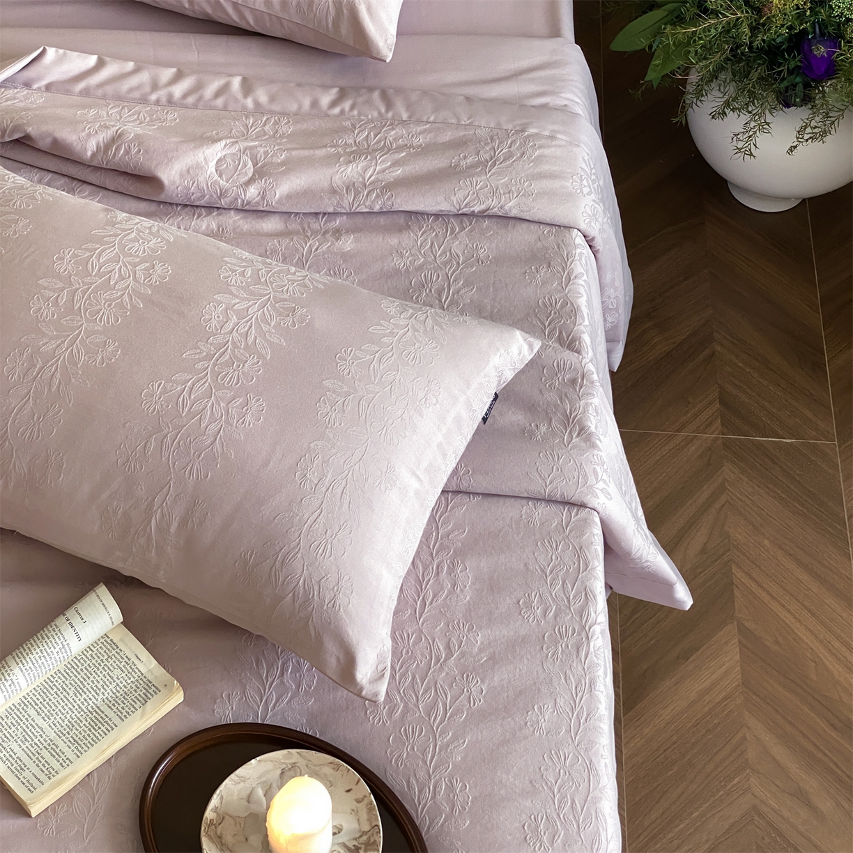 91家纺网 家纺一手货源 找家纺 宜代光年 2026新款60S全棉厚织提花夏被夏凉被空调被 夏被-理然