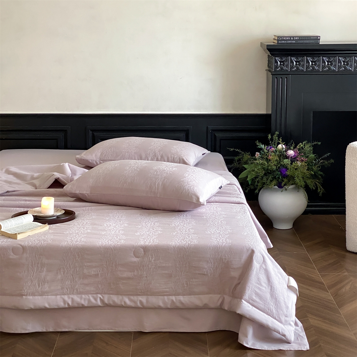 91家纺网 家纺一手货源 找家纺 宜代光年 2026新款60S全棉厚织提花夏被夏凉被空调被 夏被-理然