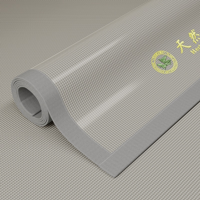 91家纺网 家纺一手货源 找家纺 人人爱家纺 2026新款A类双面冰丝凉席 千鸟格-灰