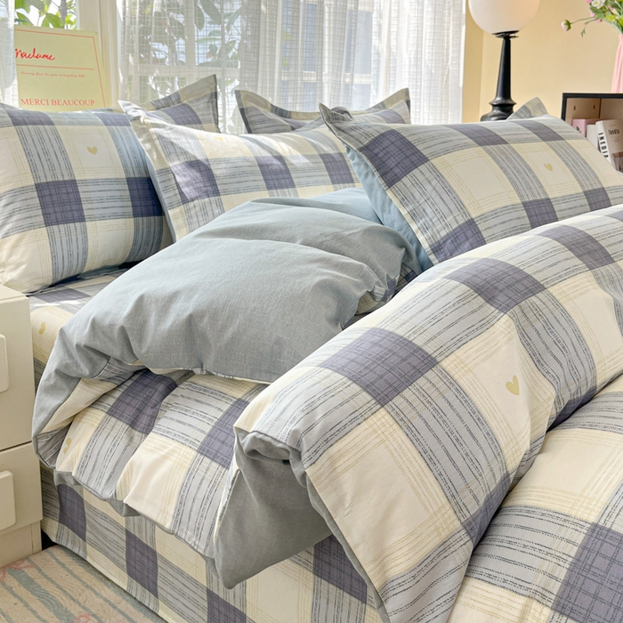 91家纺网 家纺一手货源 找家纺 （总）好亿来家纺 2026新款全棉纯棉印花小清新四件套