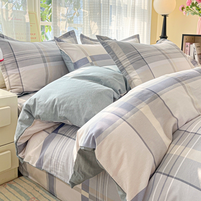 91家纺网 家纺一手货源 找家纺 （总）好亿来家纺 2026新款全棉纯棉印花小清新四件套