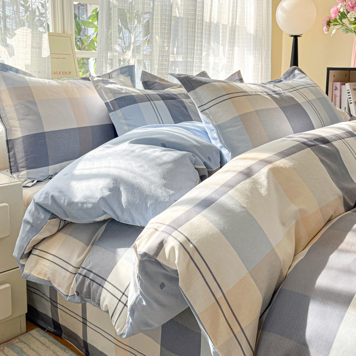 91家纺网 家纺一手货源 找家纺 （总）好亿来家纺 2026新款全棉纯棉印花小清新四件套