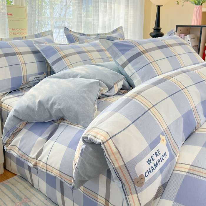 91家纺网 家纺一手货源 找家纺 （总）好亿来家纺 2026新款全棉纯棉印花小清新四件套