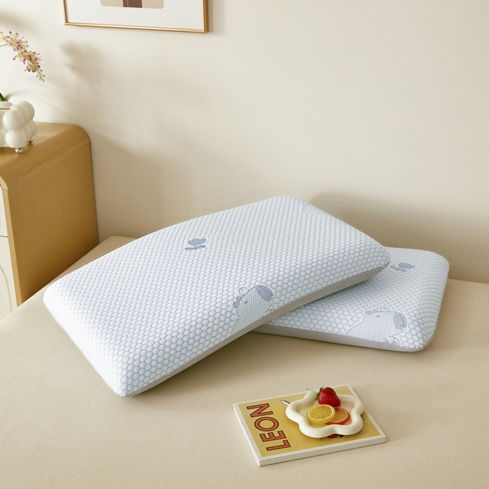 91家纺网 家纺一手货源 找家纺 （总）翎盈家纺 2026新款春夏冰豆豆深睡枕专用枕套面包记忆枕枕头套