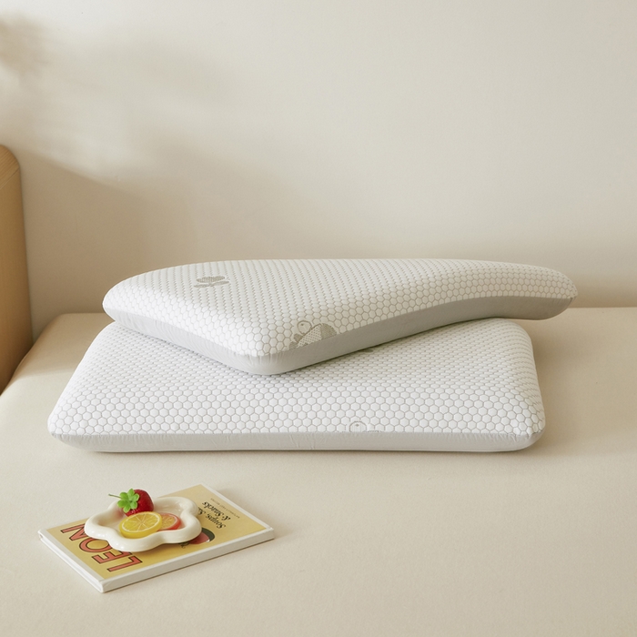 91家纺网 家纺一手货源 找家纺 翎盈家纺 2026新款春夏冰豆豆深睡枕专用枕套面包记忆枕枕头套 卡皮巴拉灰