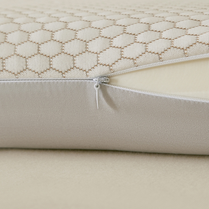 91家纺网 家纺一手货源 找家纺 翎盈家纺 2026新款春夏冰豆豆深睡枕专用枕套面包记忆枕枕头套 卡皮巴拉咖