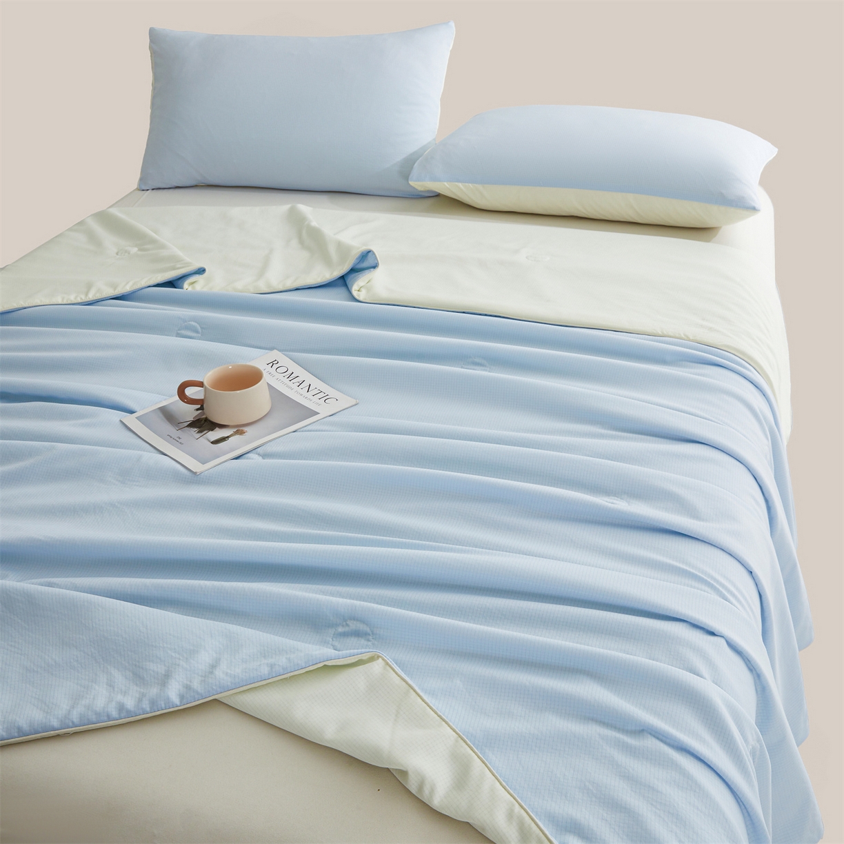 91家纺网 家纺一手货源 找家纺 （总）景眠 2026新款华夫格凉感夏被