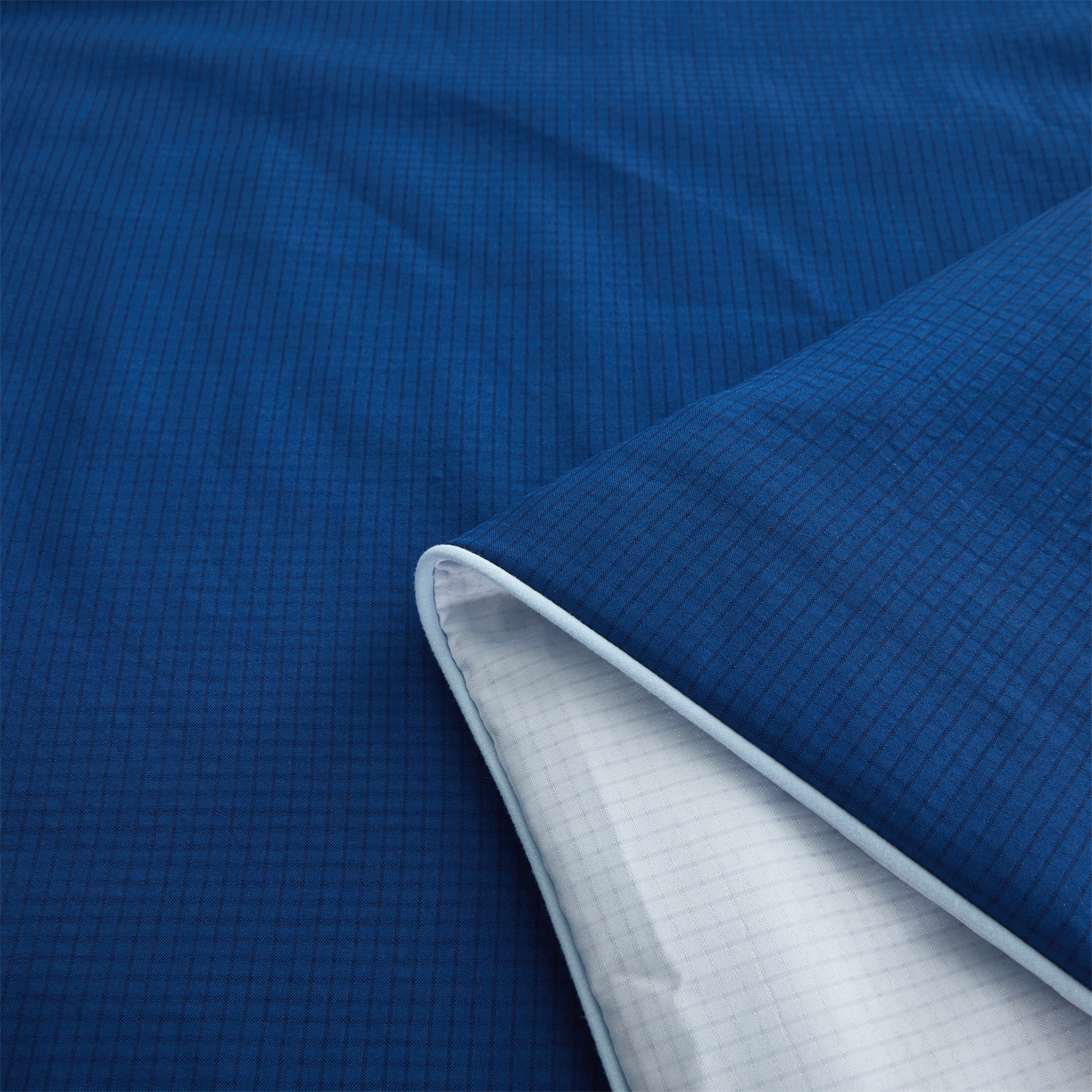 91家纺网 家纺一手货源 找家纺 景眠 2026新款华夫格凉感夏被 华夫格-海洋蓝