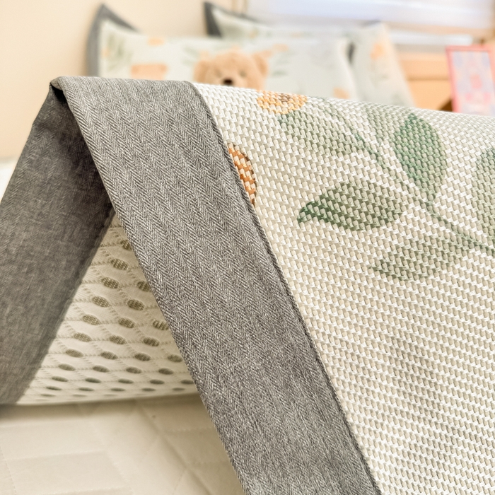 91家纺网 家纺一手货源 找家纺 （总）沐慕 2026新款高克重600D冰丝印花冰藤席