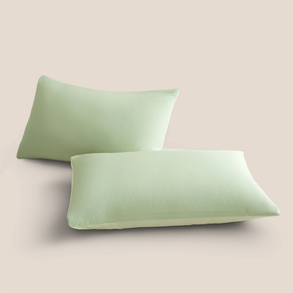 91家纺网 家纺一手货源 找家纺 景眠 2026新款华夫格凉感夏被 华夫格-青果绿