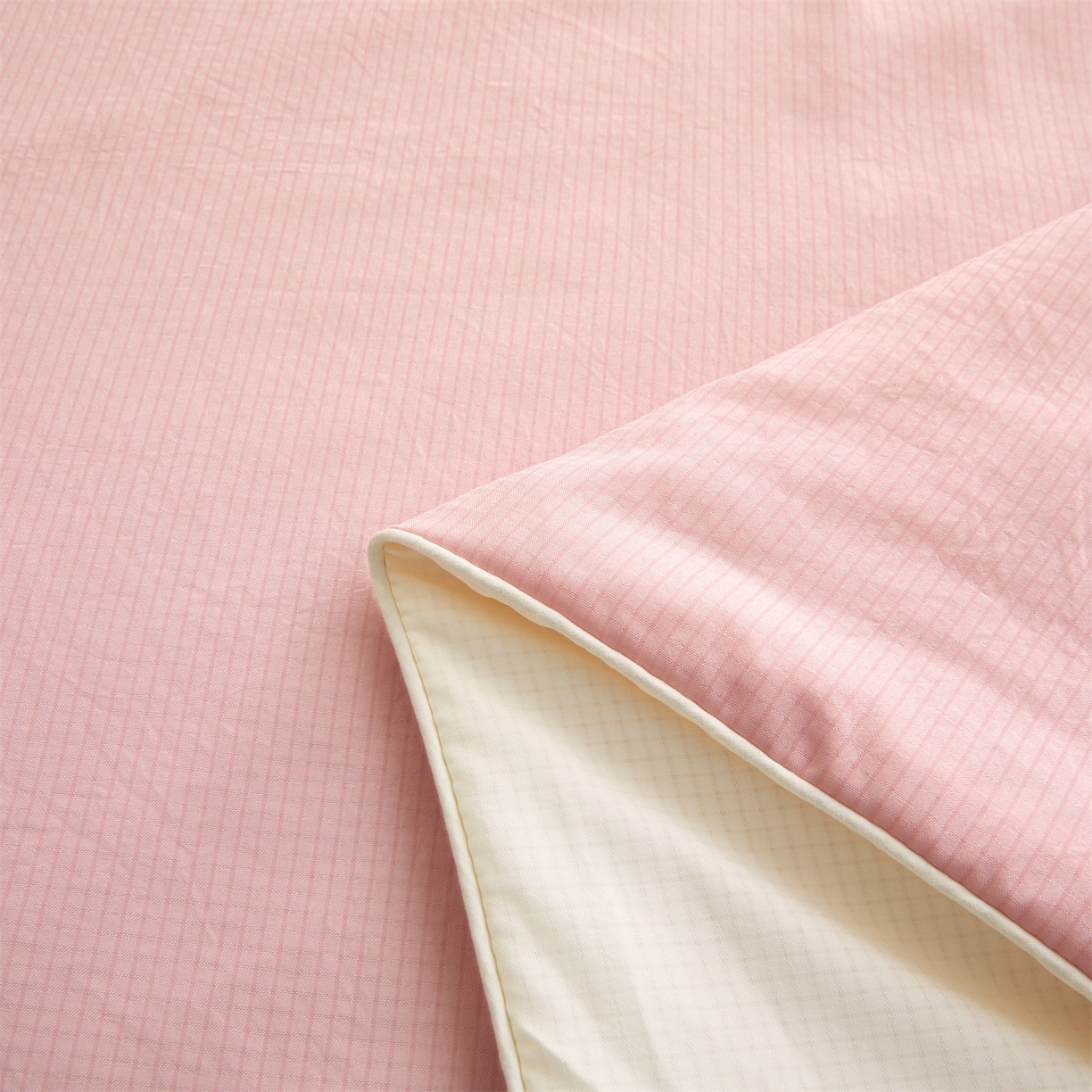 91家纺网 家纺一手货源 找家纺 景眠 2026新款华夫格凉感夏被 华夫格-樱花粉