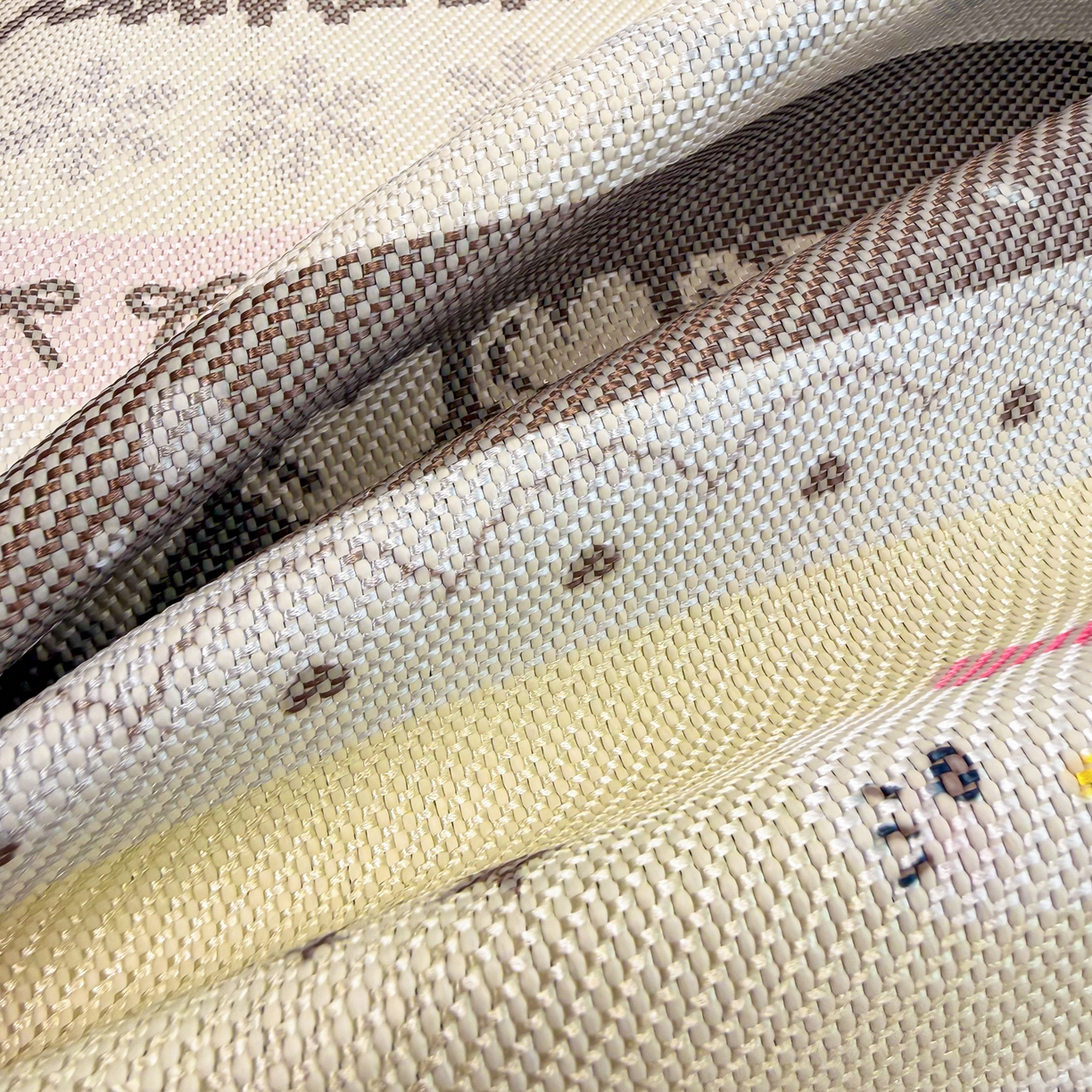 91家纺网 家纺一手货源 找家纺 沐慕 2026新款高克重600D冰丝印花冰藤席 冰藤-菲尔岛猫咪