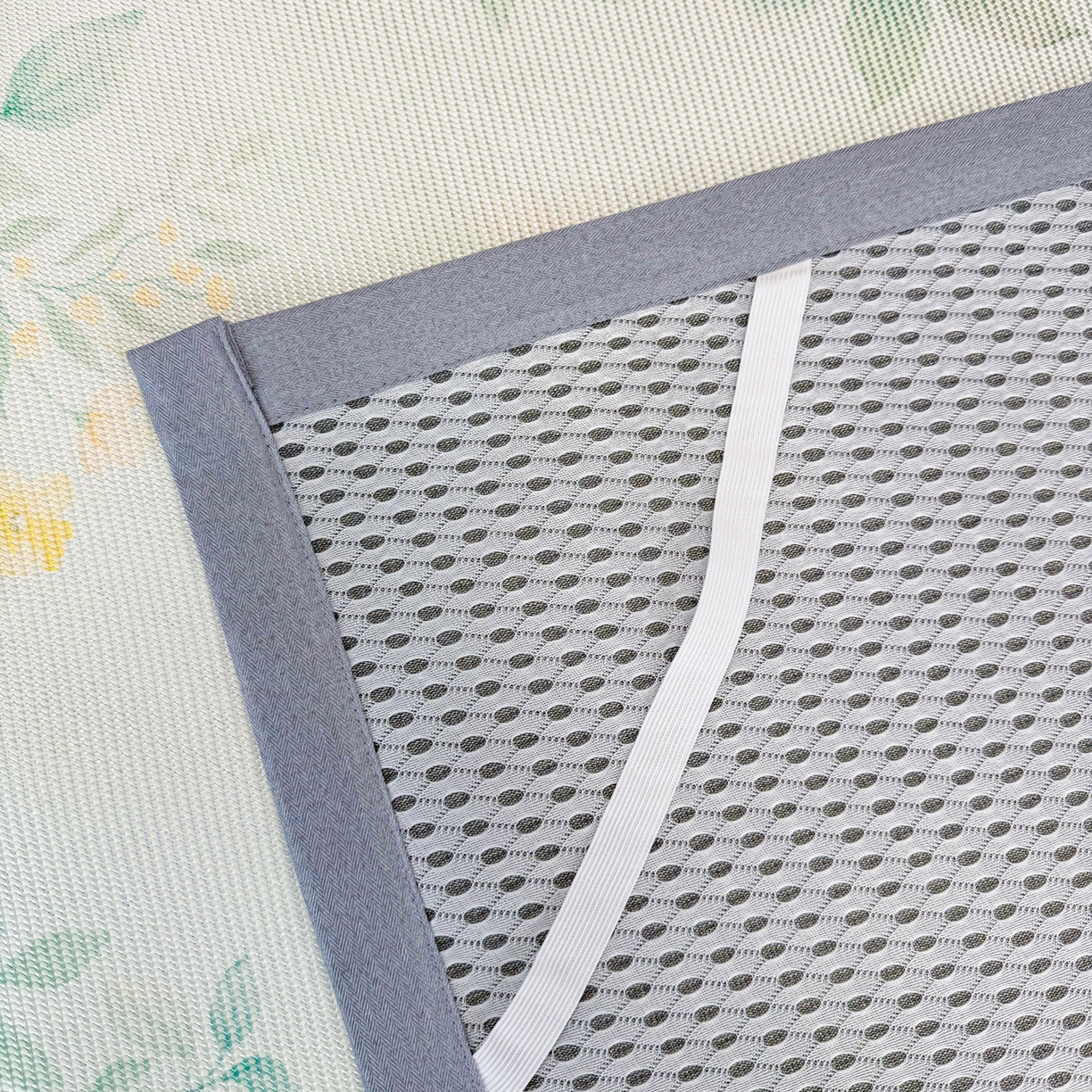 91家纺网 家纺一手货源 找家纺 沐慕 2026新款高克重600D冰丝印花冰藤席 冰藤-绿野兔踪