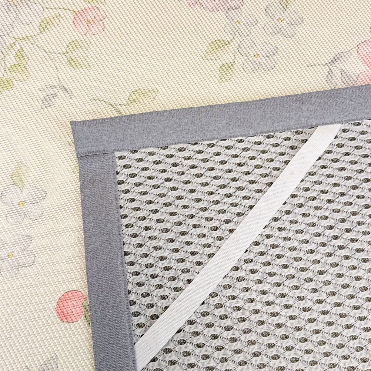 91家纺网 家纺一手货源 找家纺 沐慕 2026新款高克重600D冰丝印花冰藤席 冰藤-绿叶奶猫