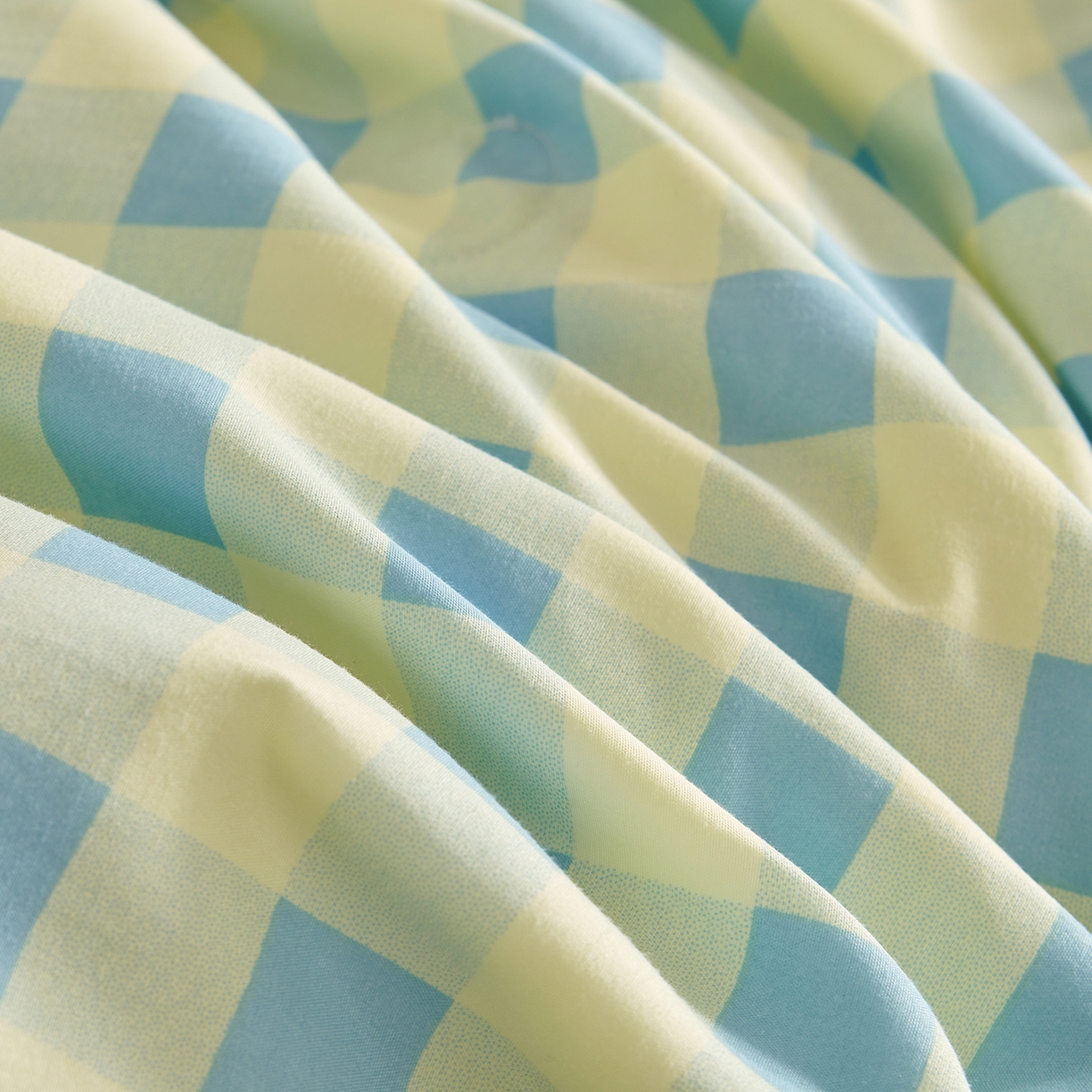 91家纺网 家纺一手货源 找家纺 （总）景眠 2026新款水洗棉格子夏被