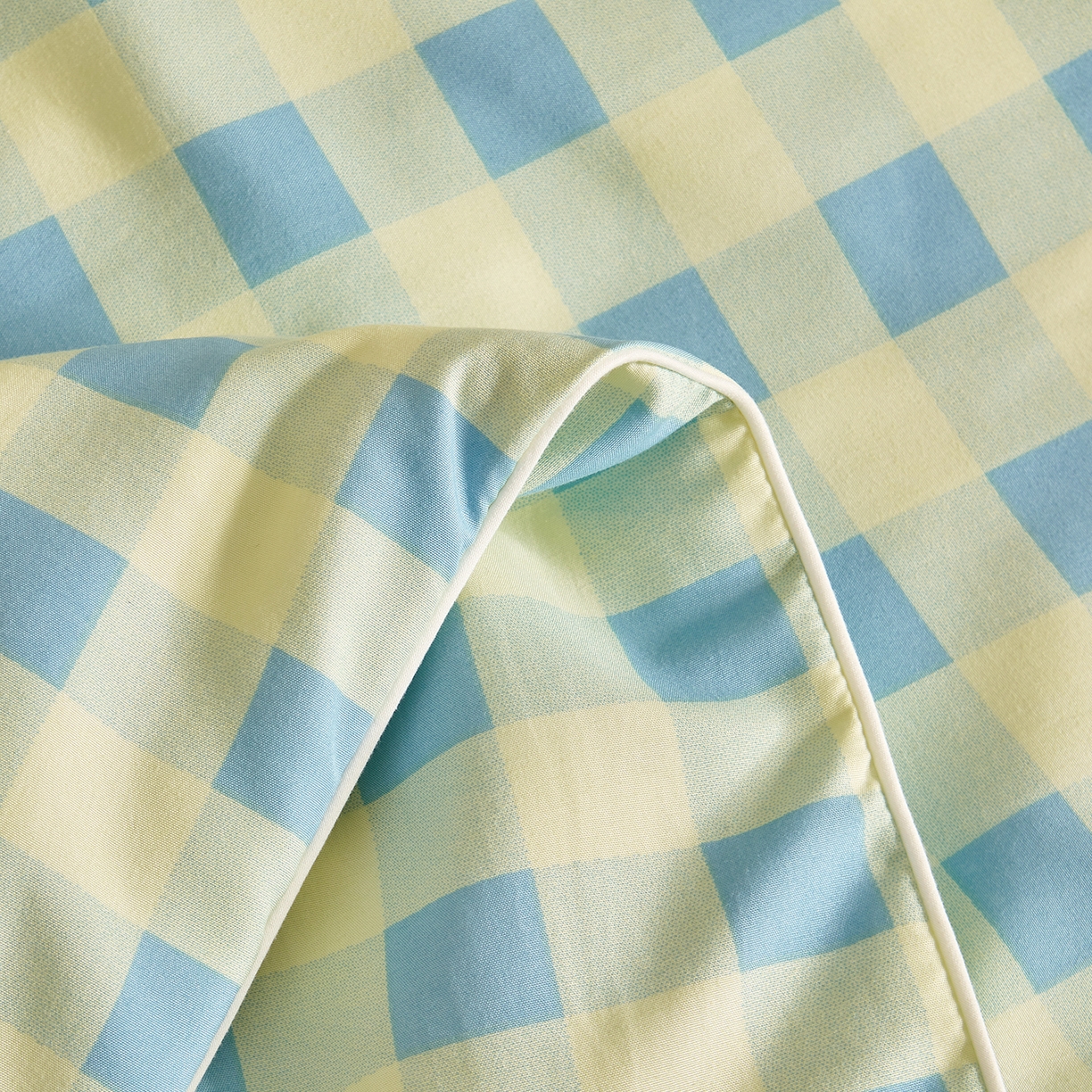 91家纺网 家纺一手货源 找家纺 （总）景眠 2026新款水洗棉格子夏被