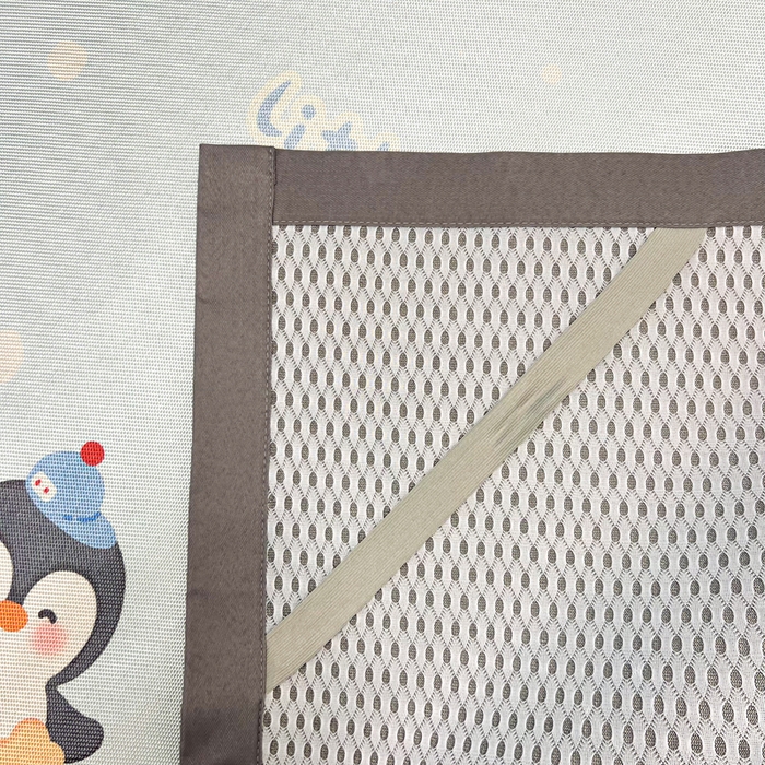 91家纺网 家纺一手货源 找家纺 沐慕 2026新款高克重600D冰丝印花冰藤席 冰藤-企鹅伙伴