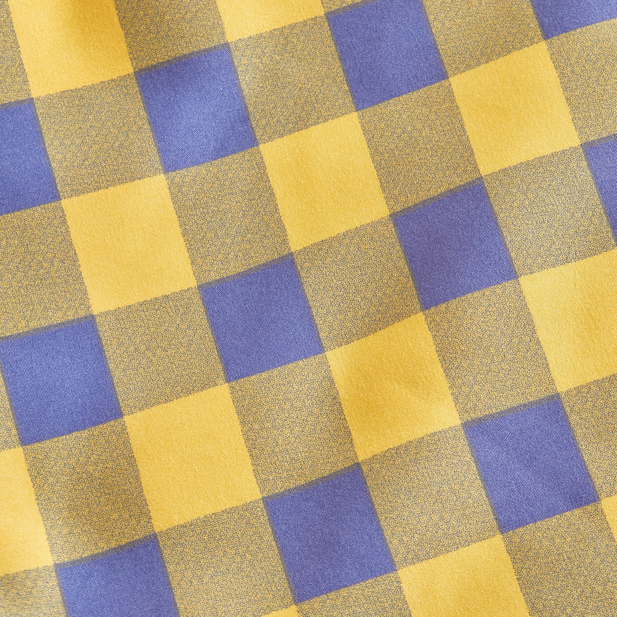 91家纺网 家纺一手货源 找家纺 景眠 2026新款水洗棉格子夏被 黄紫中格