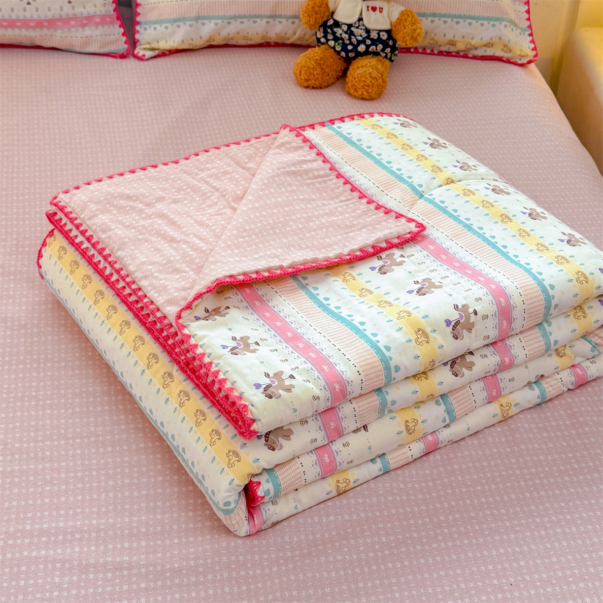 91家纺网 家纺一手货源 找家纺 （总）犇牛仓储供应链 2026春夏新款全棉印花新疆棉花夏被夏凉被空调被