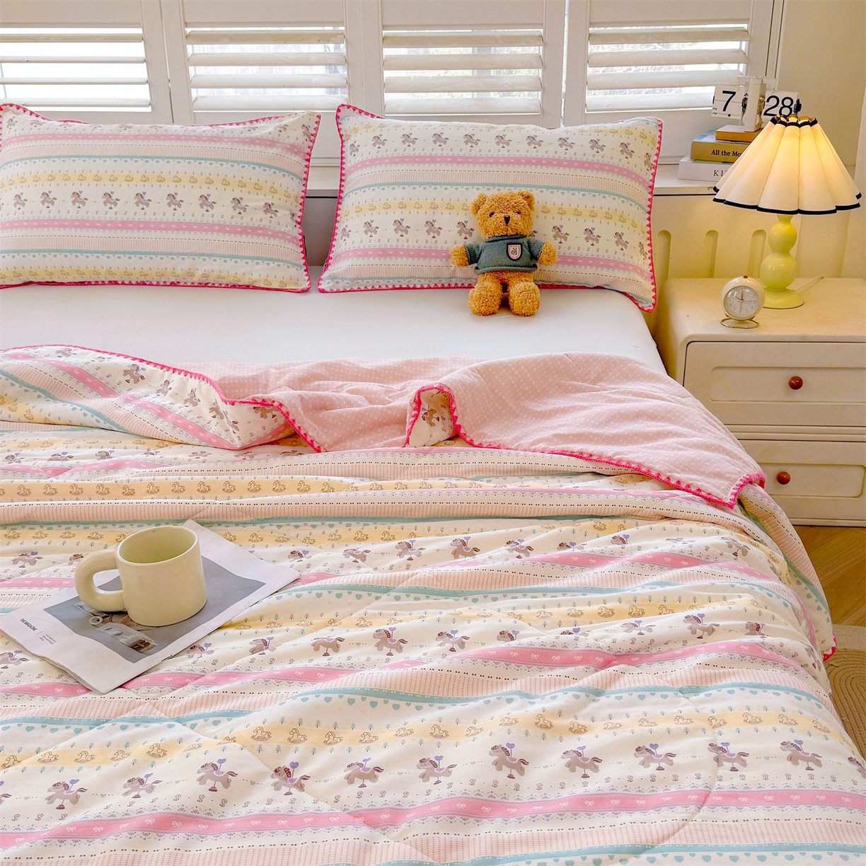 91家纺网 家纺一手货源 找家纺 （总）犇牛仓储供应链 2026春夏新款全棉印花新疆棉花夏被夏凉被空调被