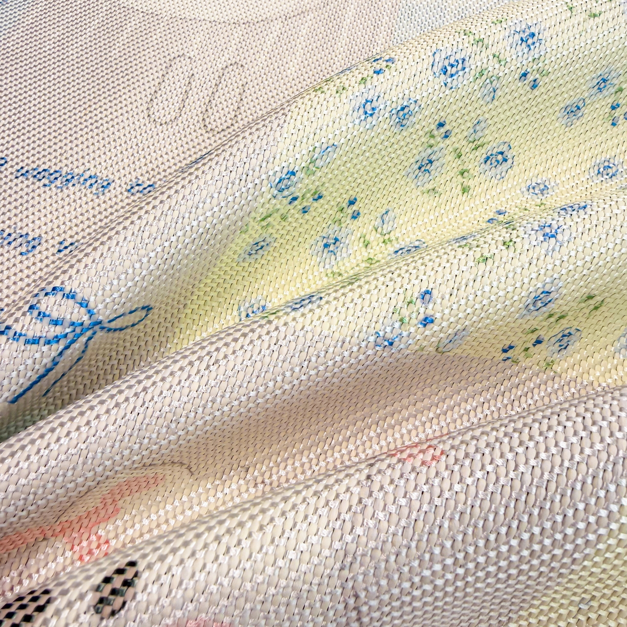 91家纺网 家纺一手货源 找家纺 沐慕 2026新款高克重600D冰丝印花冰藤席 冰藤-甜狗日记