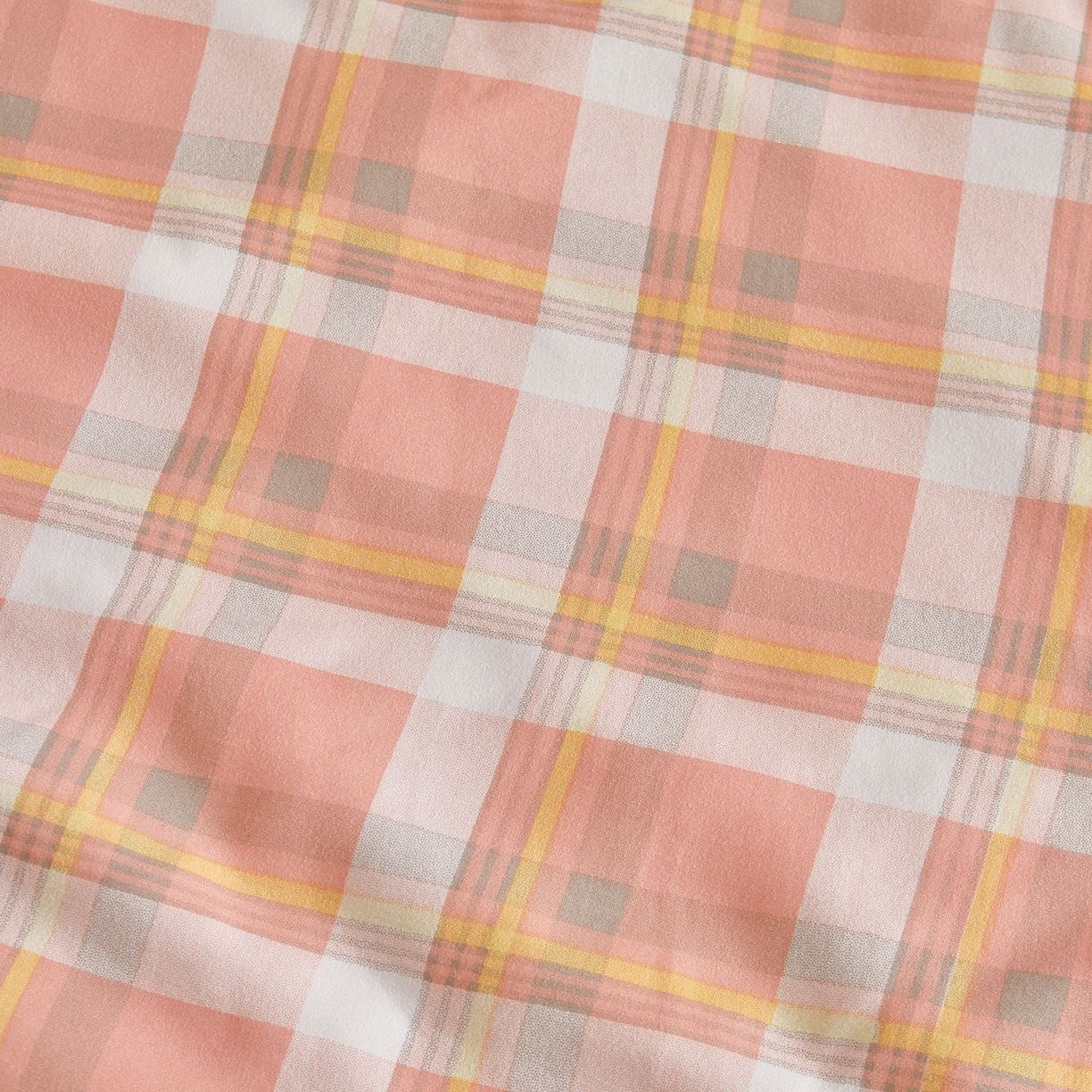 91家纺网 家纺一手货源 找家纺 景眠 2026新款水洗棉格子夏被 沐雅格 粉