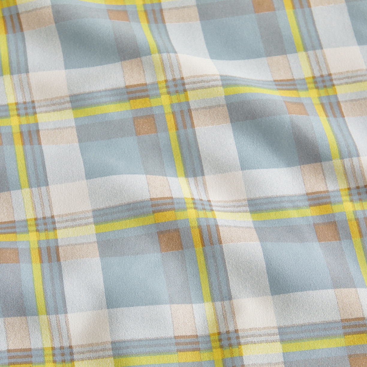 91家纺网 家纺一手货源 找家纺 景眠 2026新款水洗棉格子夏被 沐雅格 蓝