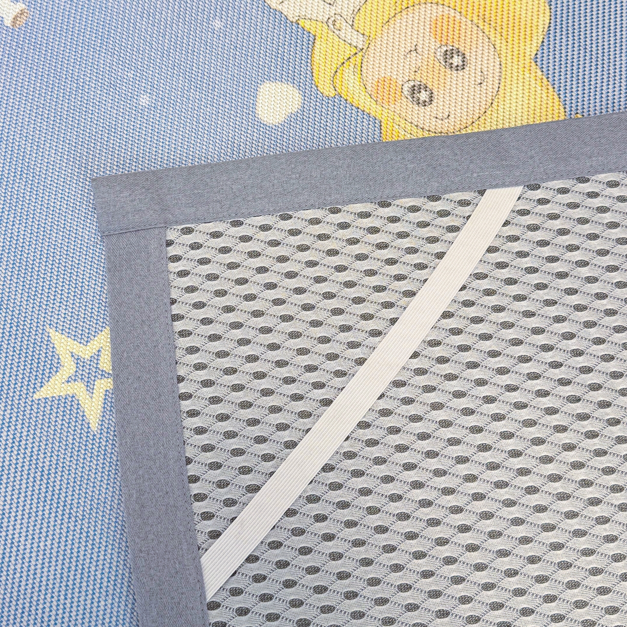 91家纺网 家纺一手货源 找家纺 沐慕 2026新款高克重600D冰丝印花冰藤席 冰藤-星愿小福星