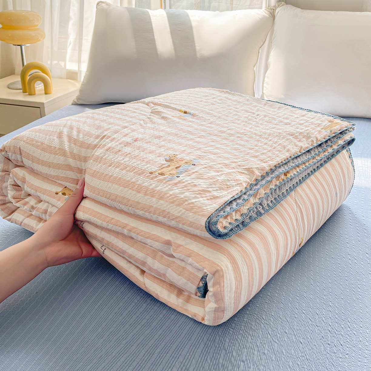 91家纺网 家纺一手货源 找家纺 （总）犇牛仓储供应链 2026新款泡芙棉新疆棉花夏被被子被芯