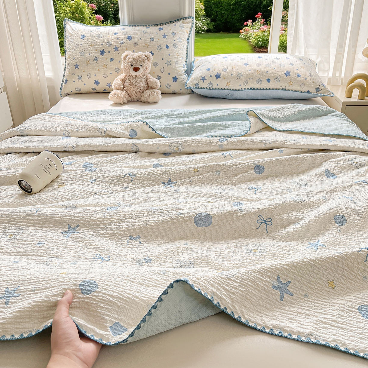 91家纺网 家纺一手货源 找家纺 犇牛仓储供应链 2026新款泡芙棉新疆棉花夏被被子被芯 神秘海域